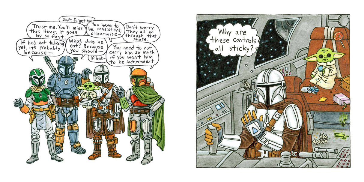Star Wars The Mandalorian and Child
