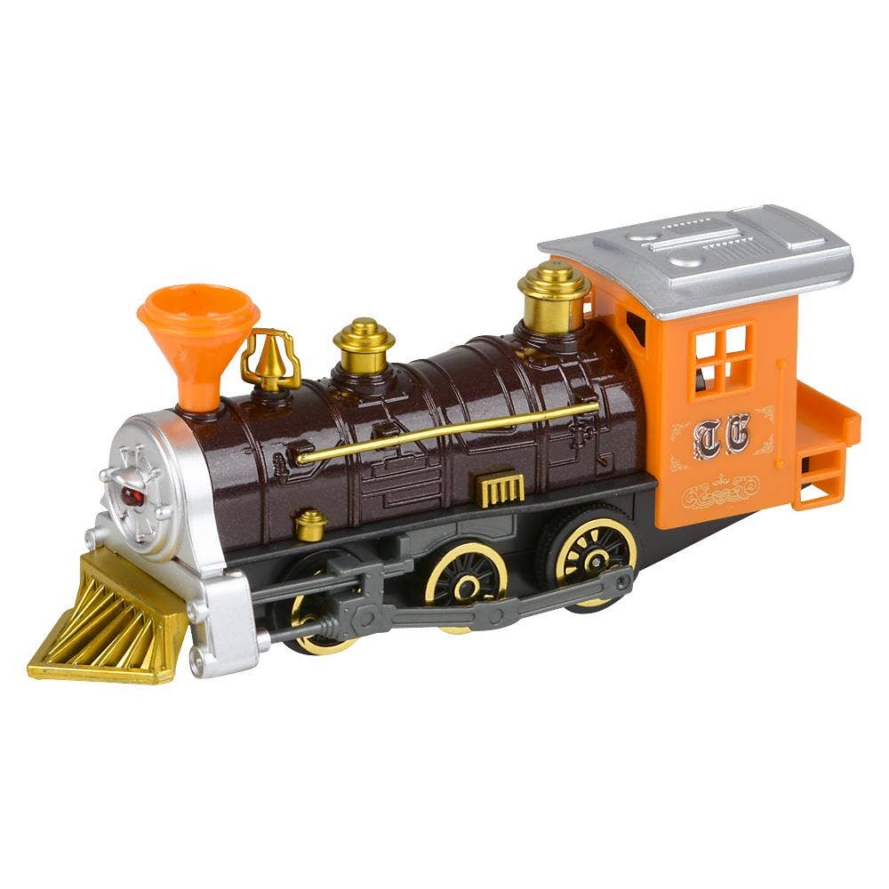 7" Diecast Pull Back Locomotive