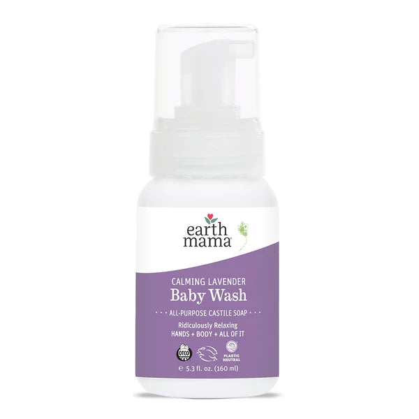 Earth Mama organic Calming Lavender Castile Baby Wash