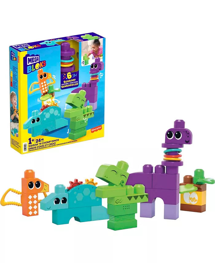 MEGA™ Bloks Squeak 'n Chomp Dinos