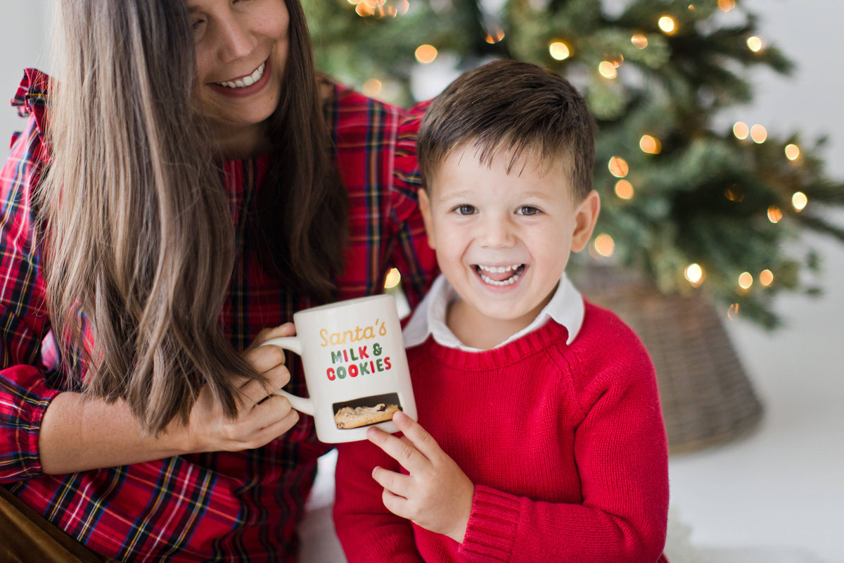 Christmas Mug with Cookie Slot, Santa's Milk & Cookies