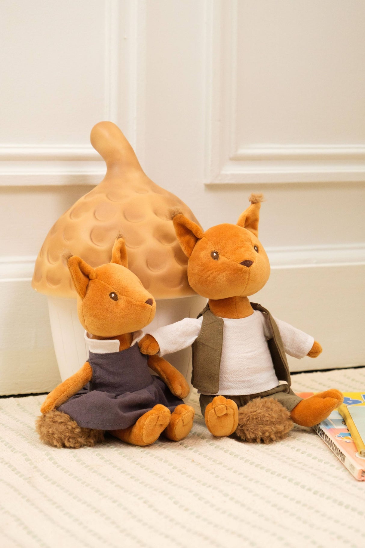 Plush Mommy Squirrel
