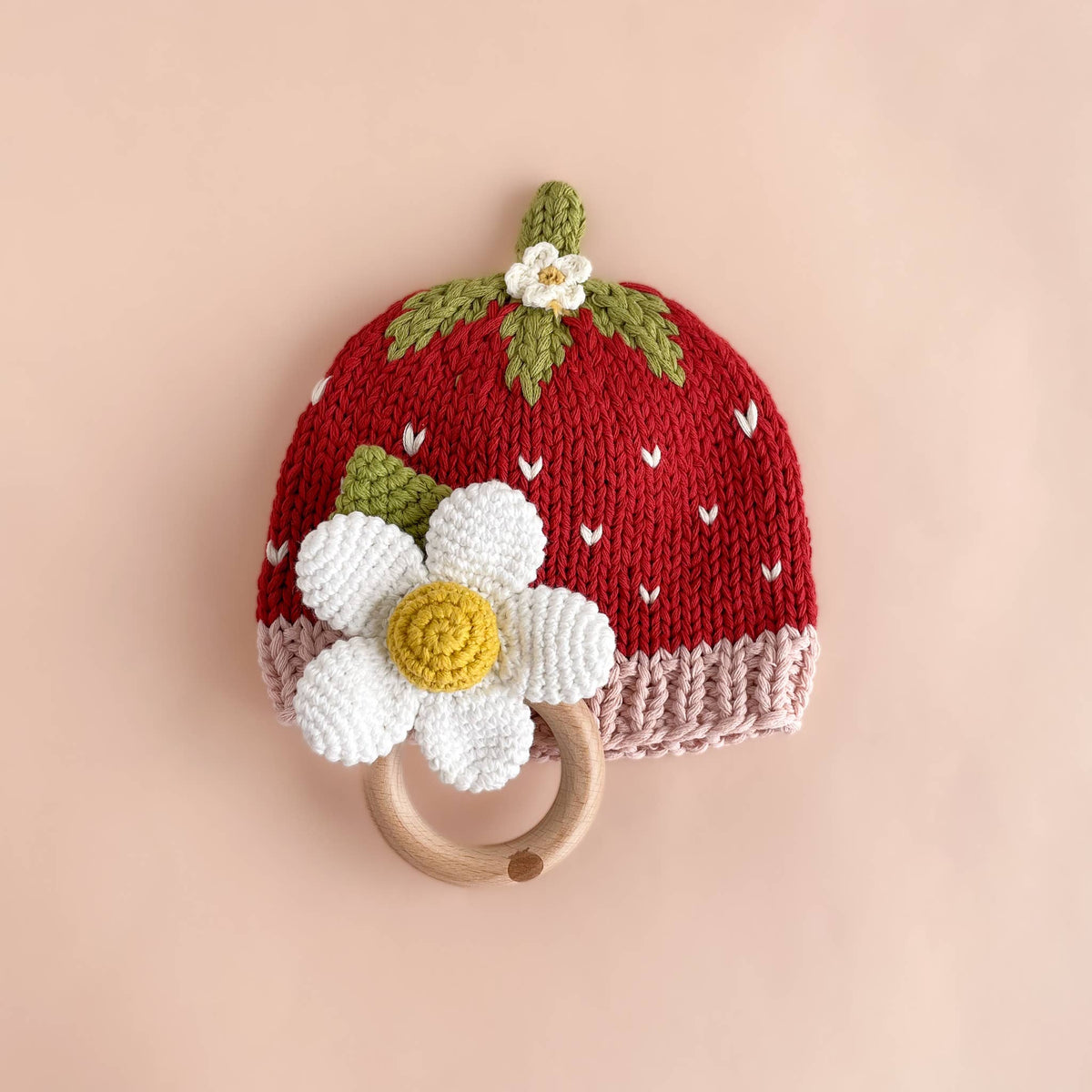 Cotton Addie Strawberry Beanie Baby Hat Gift