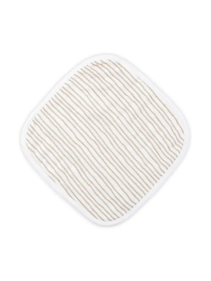 Sandy Taupe Hooded Baby Towel and Washcloth Set