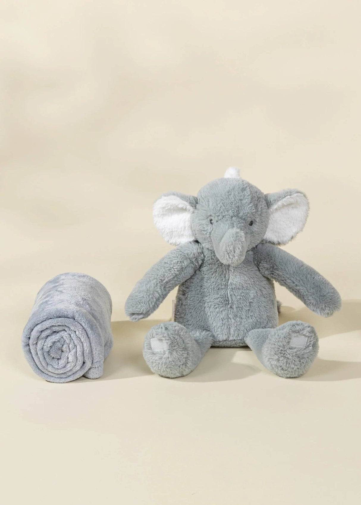 Elephant Plush Toy Snuggling Blanket