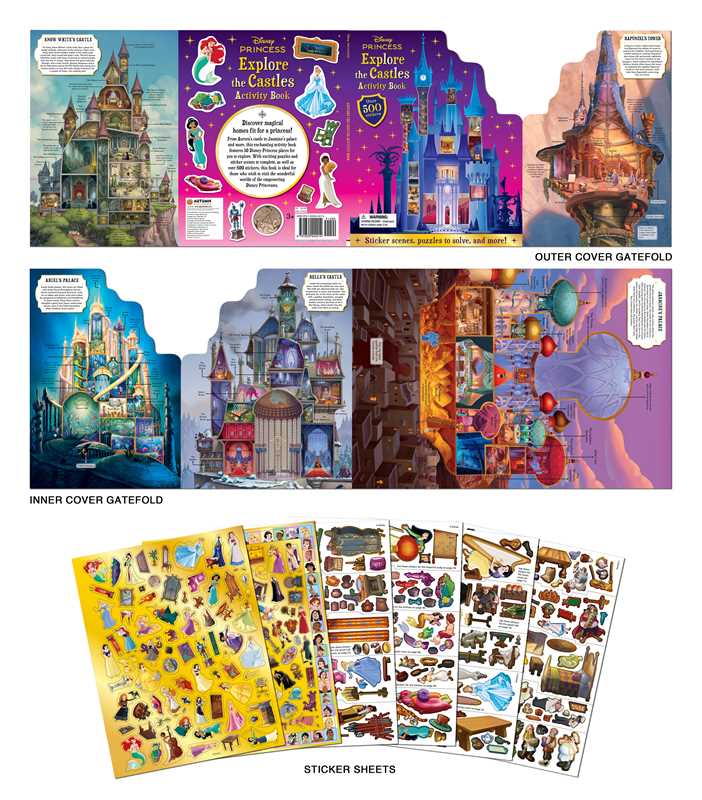 Disney Princess: Explore the Castles Activity Book by IglooBooks