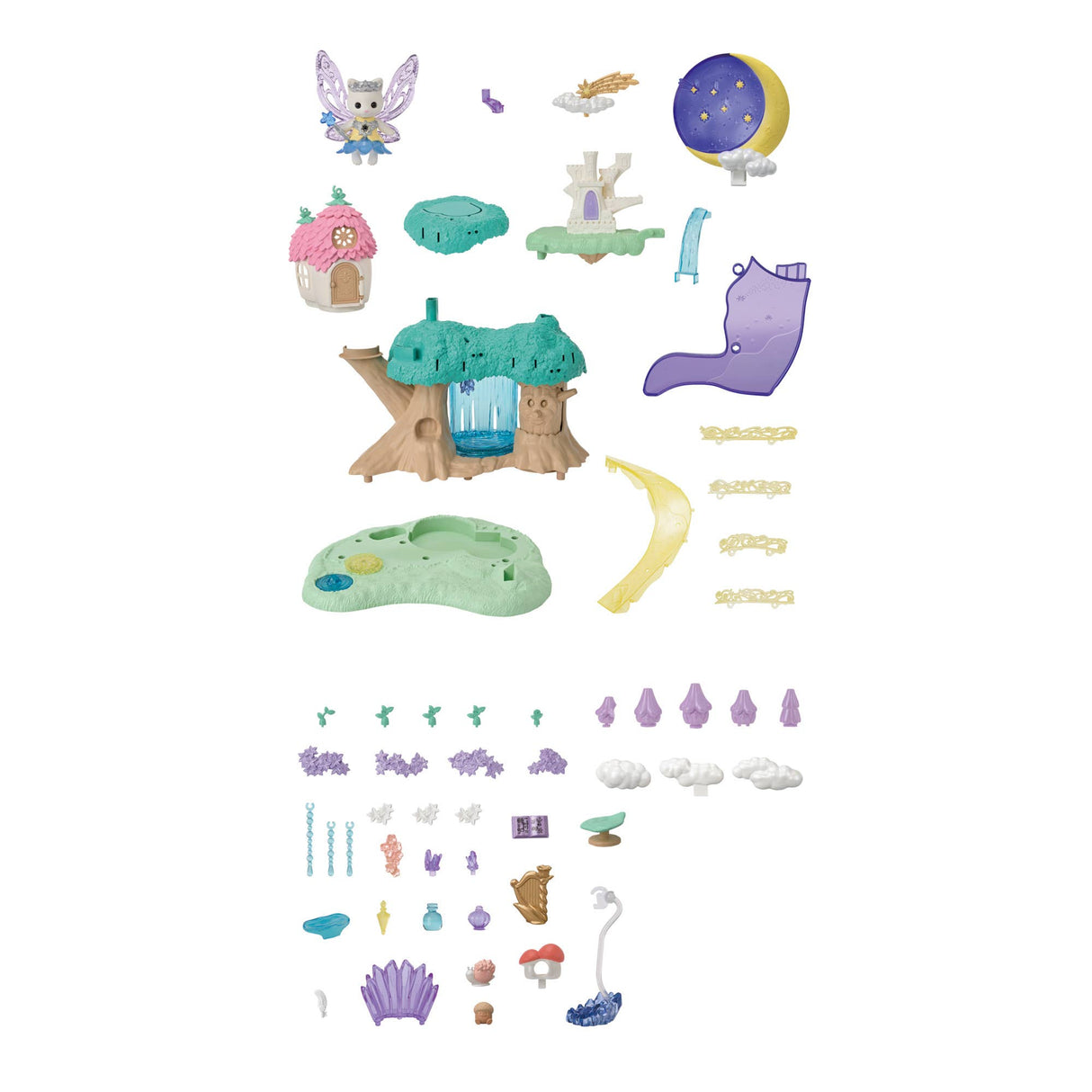 Calico Critters Woodland Wonder Fairy Castle, Doll Playset