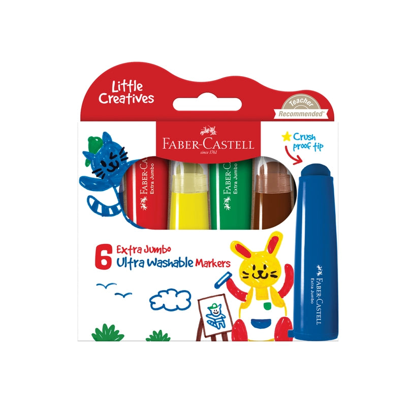 Little Creatives Ultra Washable Markers - Set of 12