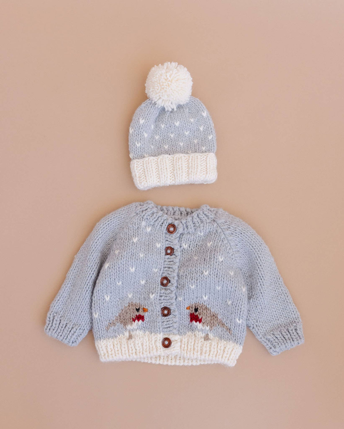 Robin Cardigan Baby Winter Holiday Christmas Sweater Gift