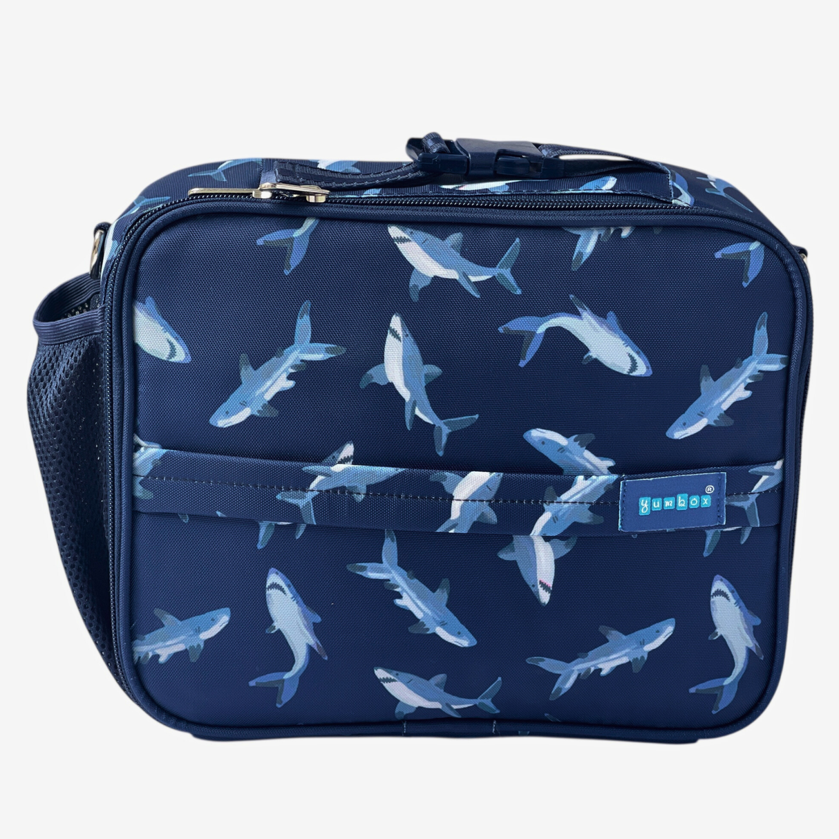 Yumbox Kids Lunch Bag – Shark Print, Insulated, 3-Way Carry