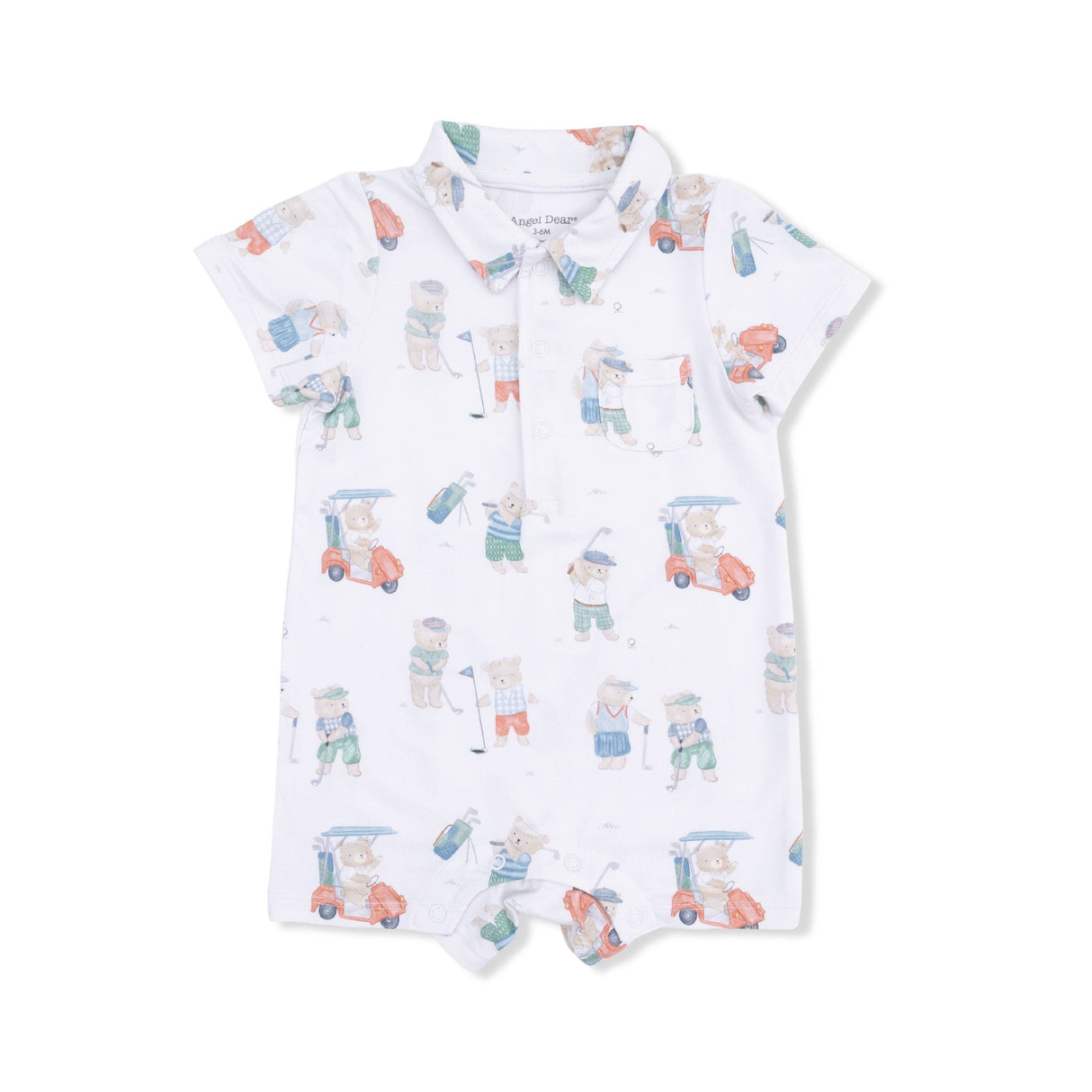 Golfing Teddy Bears - Polo Shortie