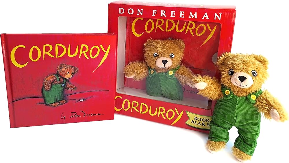 Corduroy Book and Bear Set
