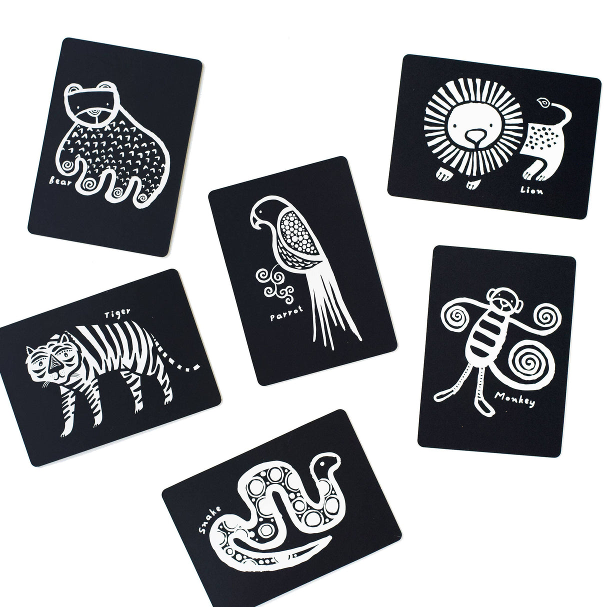 Art Cards for Baby - Original Animals
