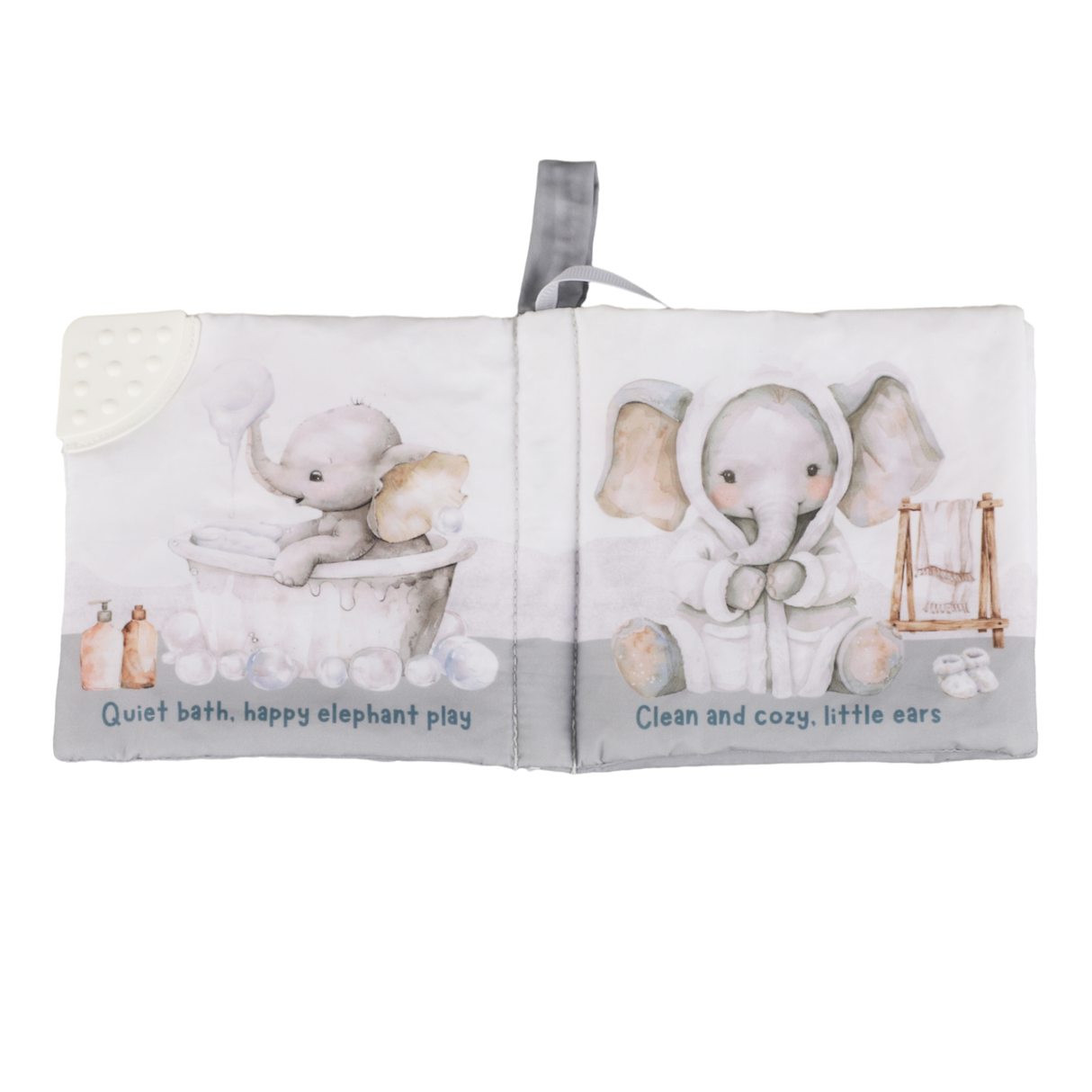 Bubble Bath – 10-Page Crinkle Cloth Book for Babies & Toddle