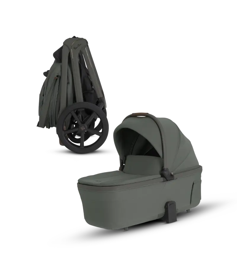 Silver Cross Cove 2 Compact Bassinet in Pewter