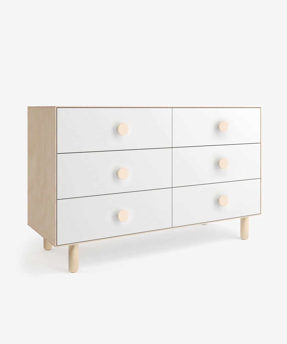 6 Drawer Dresser - Dot - Birch