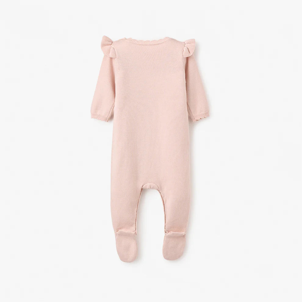 Elegant Baby Meadow Mouse Jumpsuit - Pink