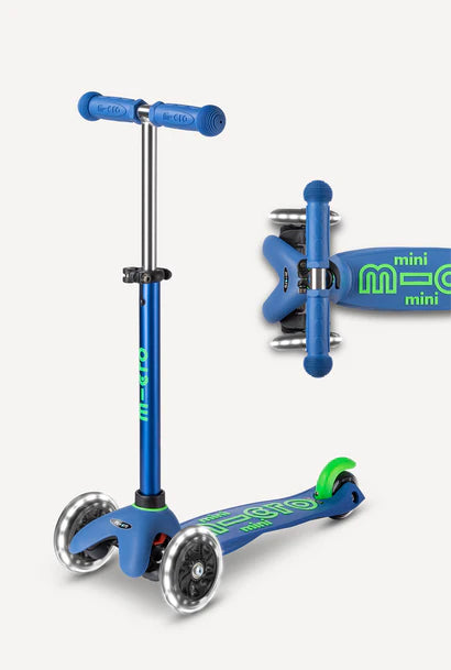 Micro Kickboard Mini Delux LED Foldable Scooter