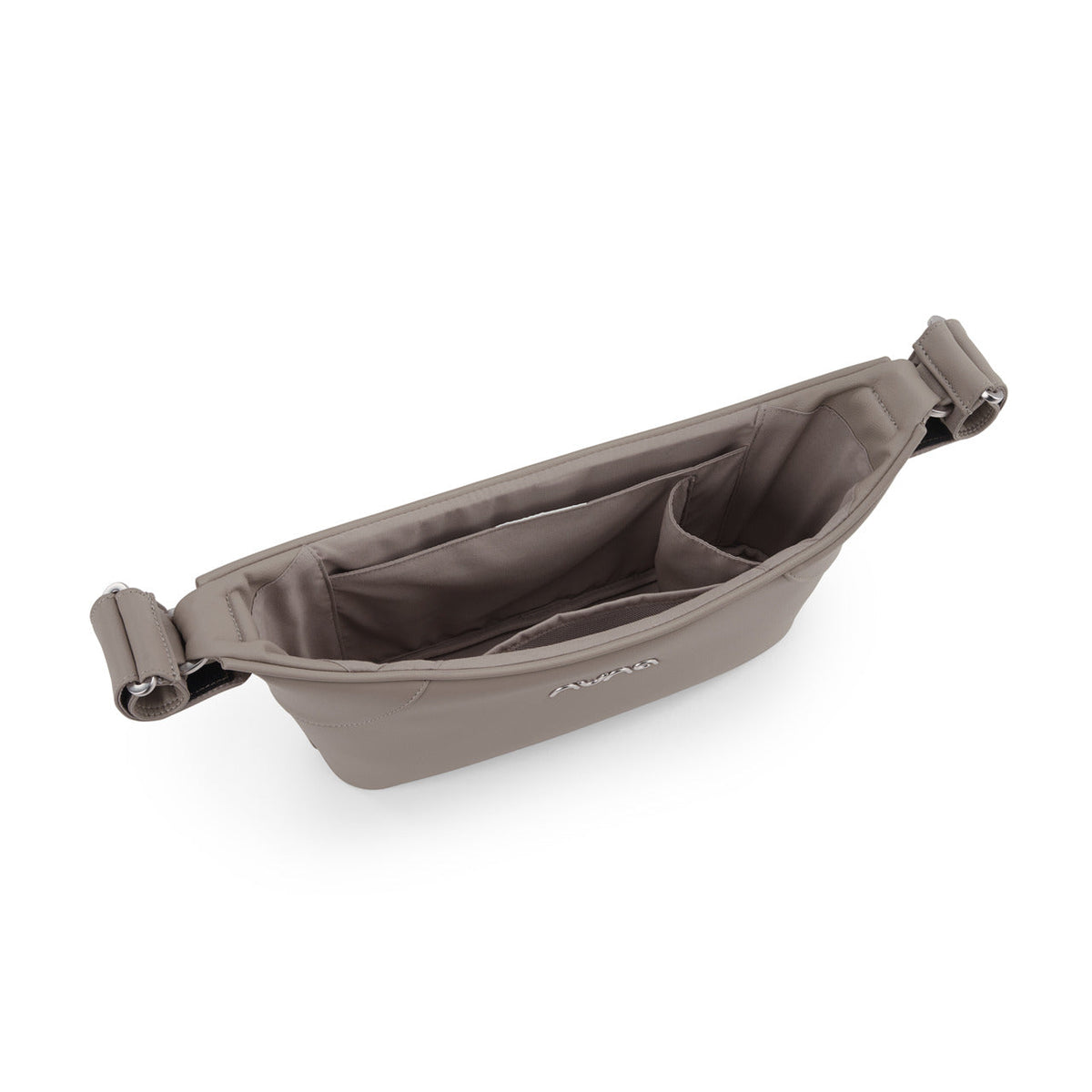 Nuna Leatherette Stroller Organizer in Taupe