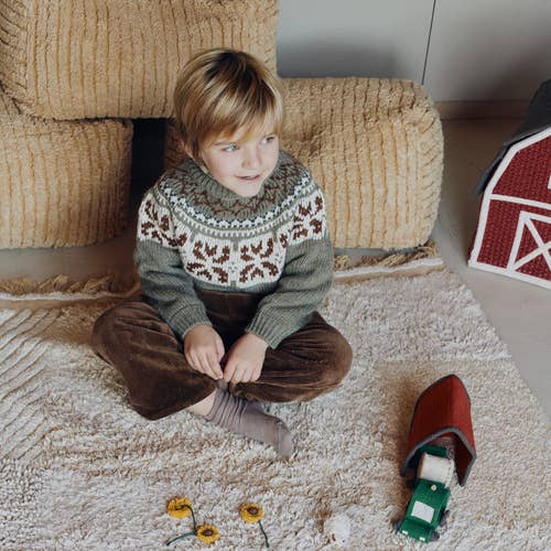 Washable play rug Farm Fields