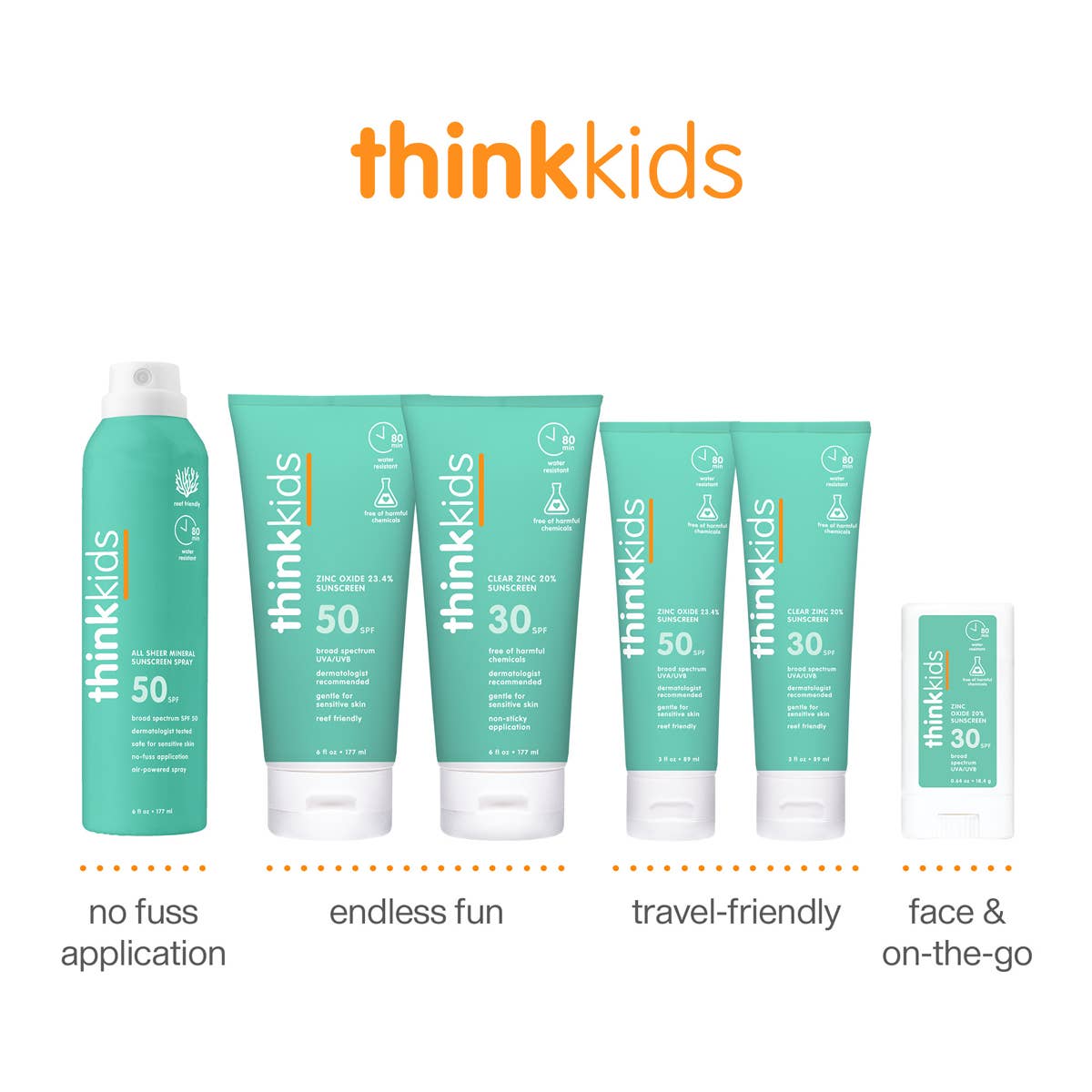 Think Kids SPF 50 Sunscreen 3 oz