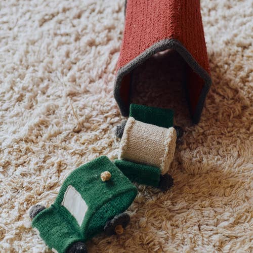 Washable play rug Farm Fields