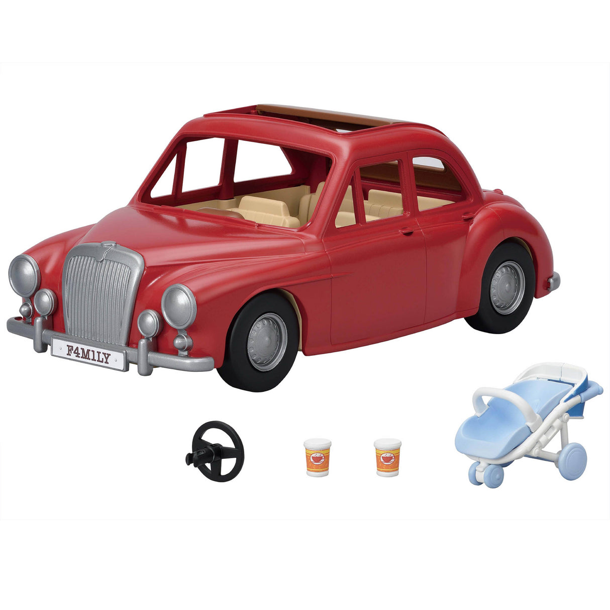 Calico Critters Family Cruising Car, Toy Vehicle for Dolls