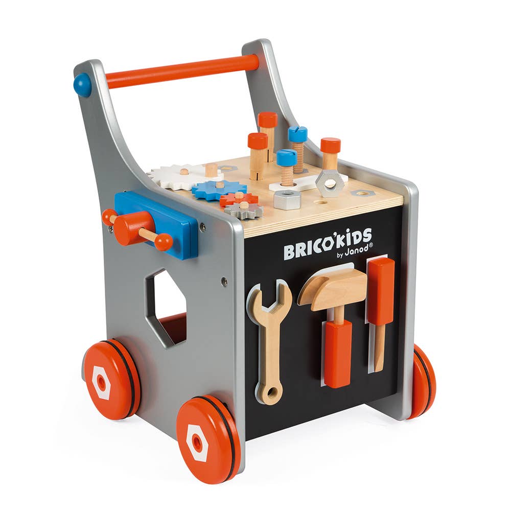 Brico' Kids | Magnetic DIY Trolley - Walker | 26 Accessories