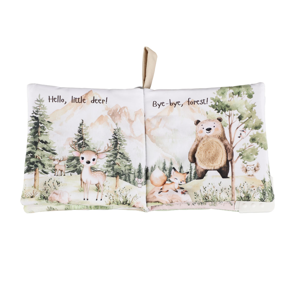 Forest Friends – 10-Page Crinkle Cloth Book for Toddlers