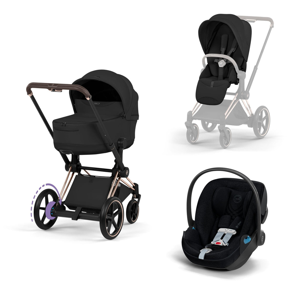 Cybex e-Priam Stroller Complete - Style Collection