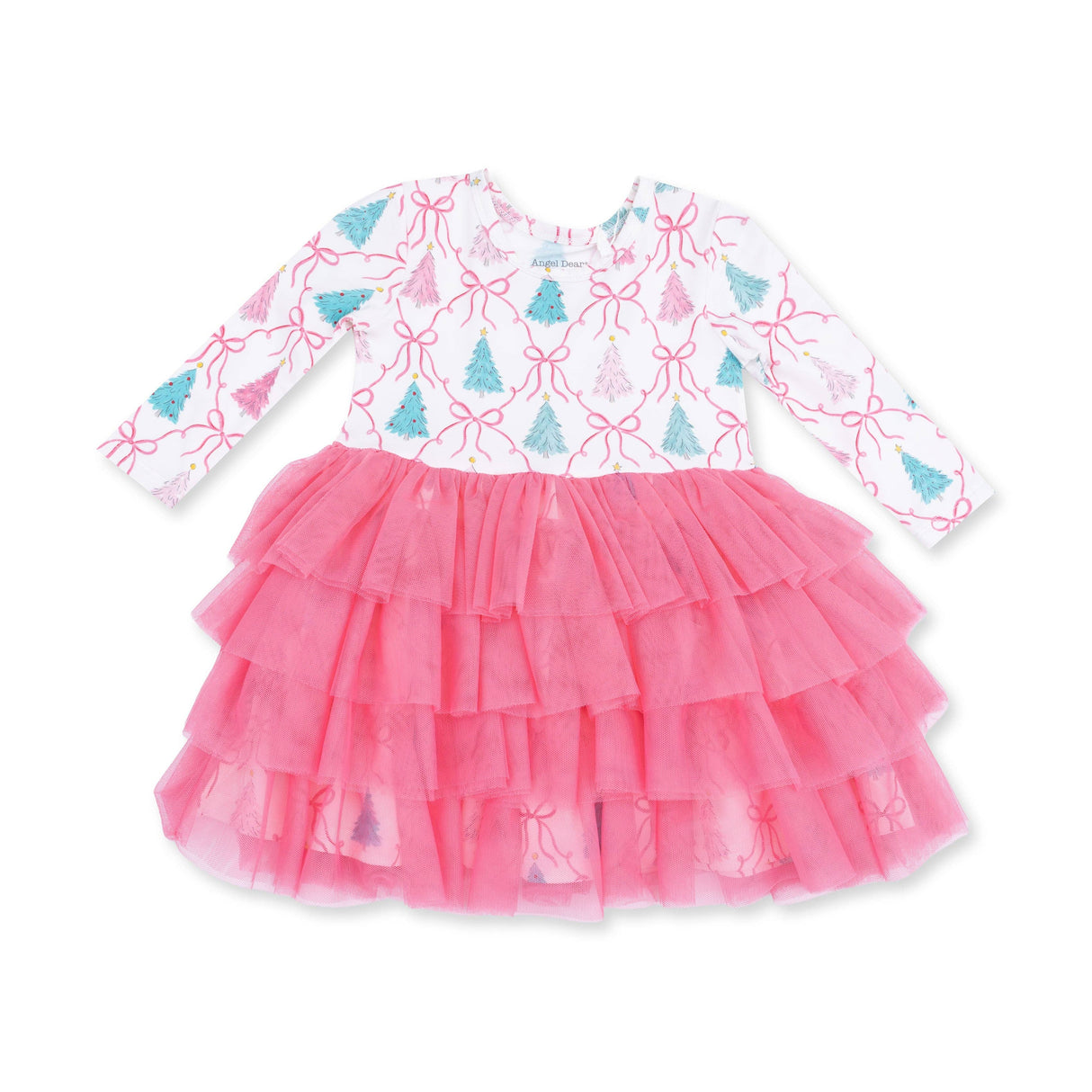 Bow Trellis Tree - Twirly Long Sleeve Tutu Dress and Cartwheel Short