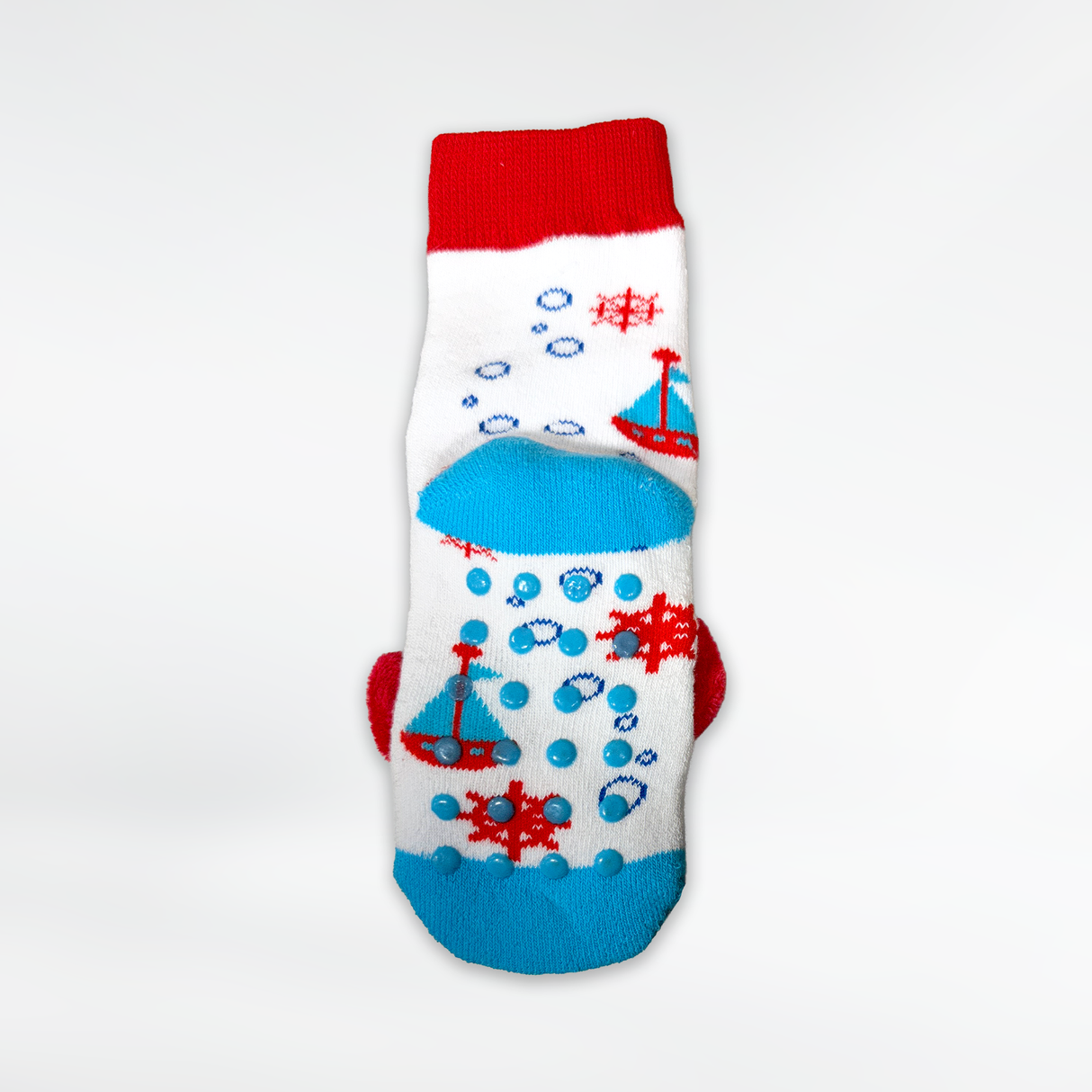 Nautical Lobster Plush Socks for Baby or Toddler