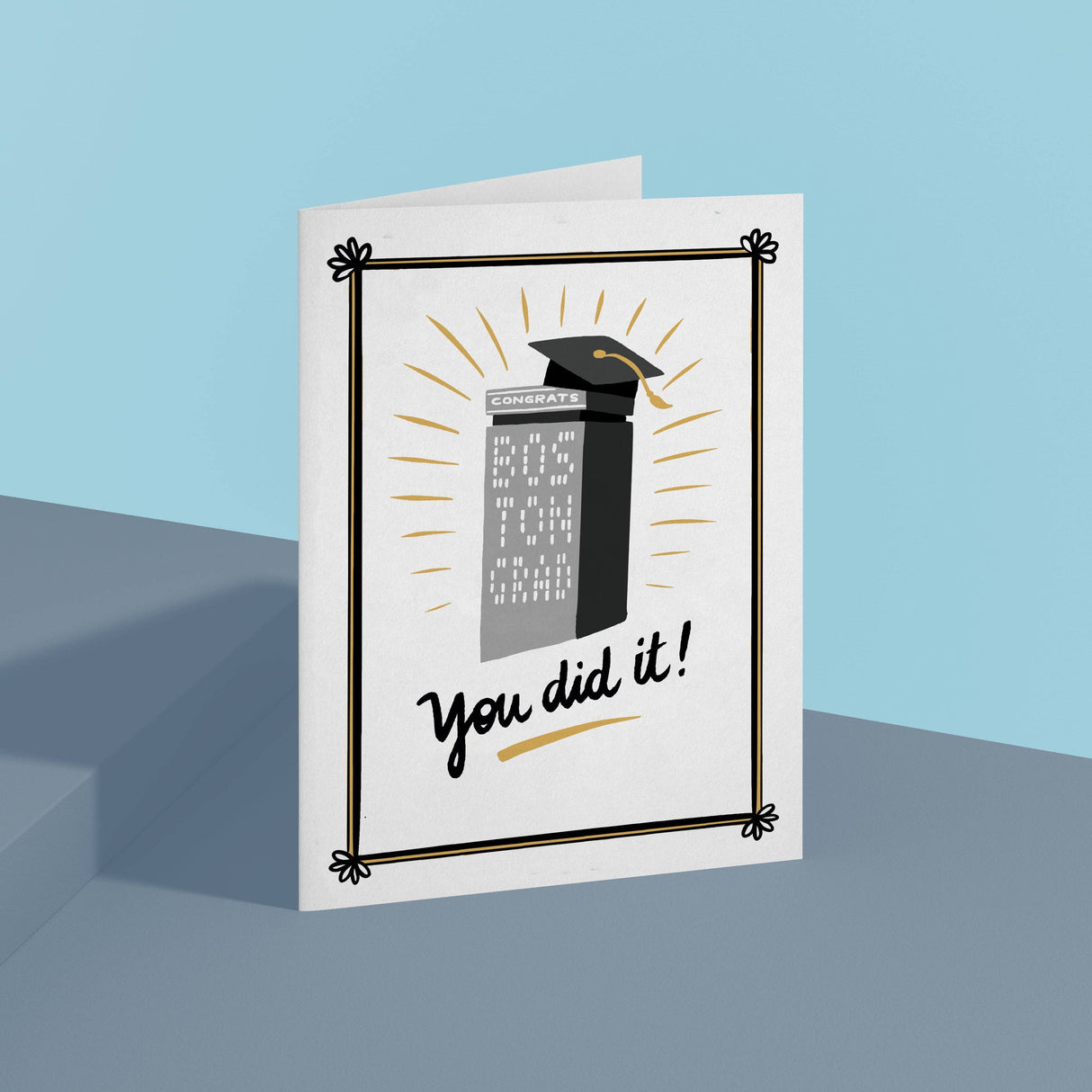 You Did It! Boston Graduate Card