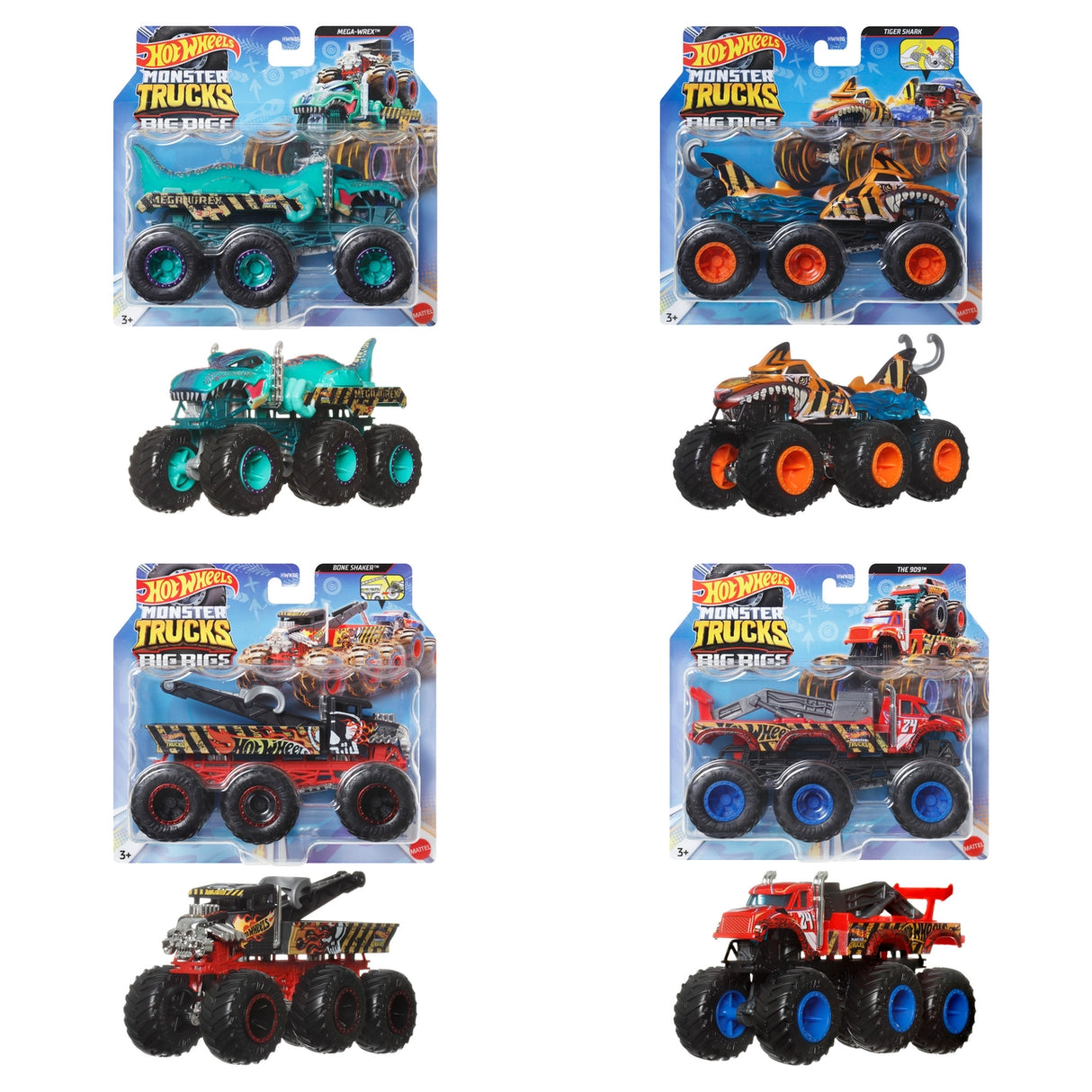 Mattel Hot Wheels Monster Trucks Big Rig Asst