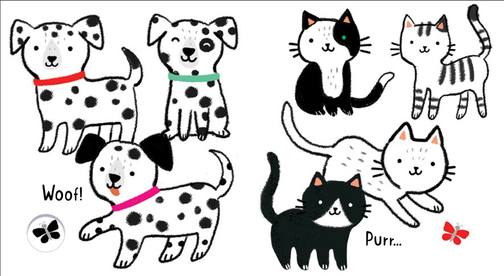 Baby's Black And White Books: Animals : Usborne