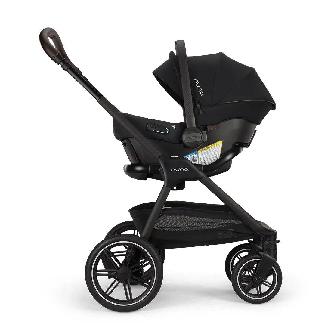 Nuna PIPA urbn + TRIV LX travel system in Caviar — at Tadpole, Boston South End
