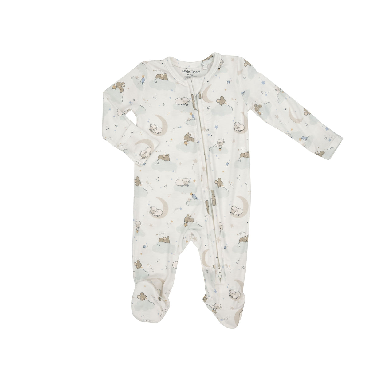 Angel Dear 2 Way Zipper Footie - Dreamtime Animals
