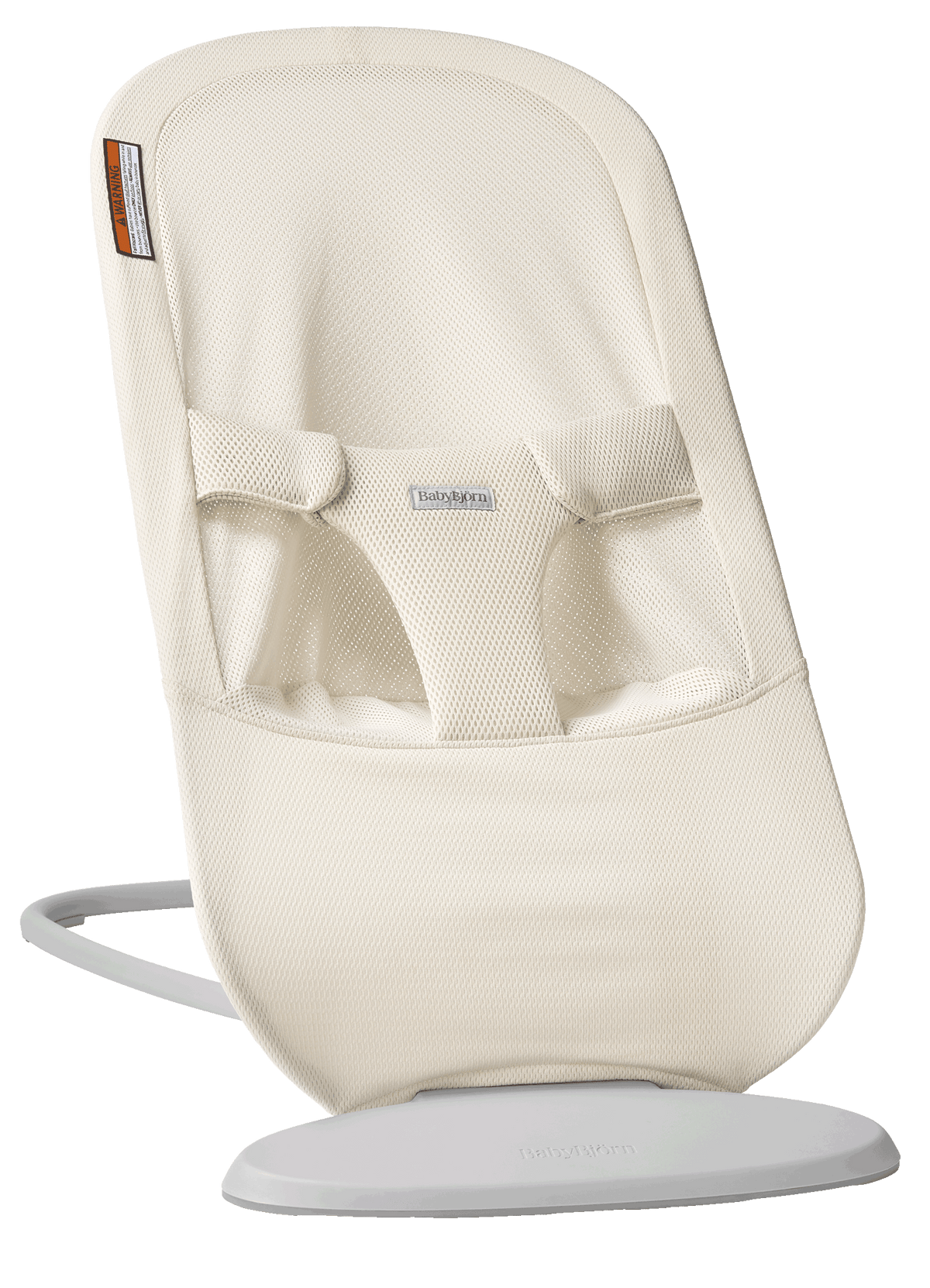BabyBjorn Bouncer Begin in Cream airy mesh