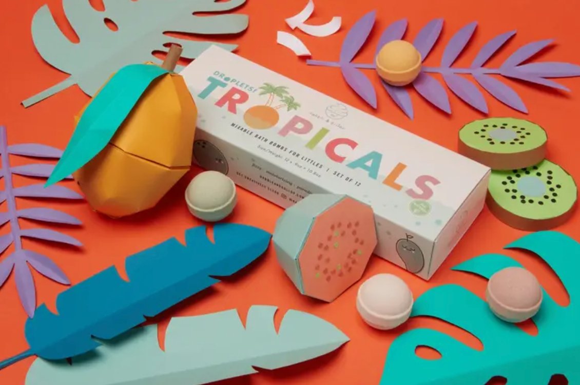 100% Natural Bath Bombs - Tropicals - Tadpole