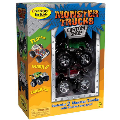Creativity For Kids Monster Trucks Custom Shop 2-Pack - Tadpole