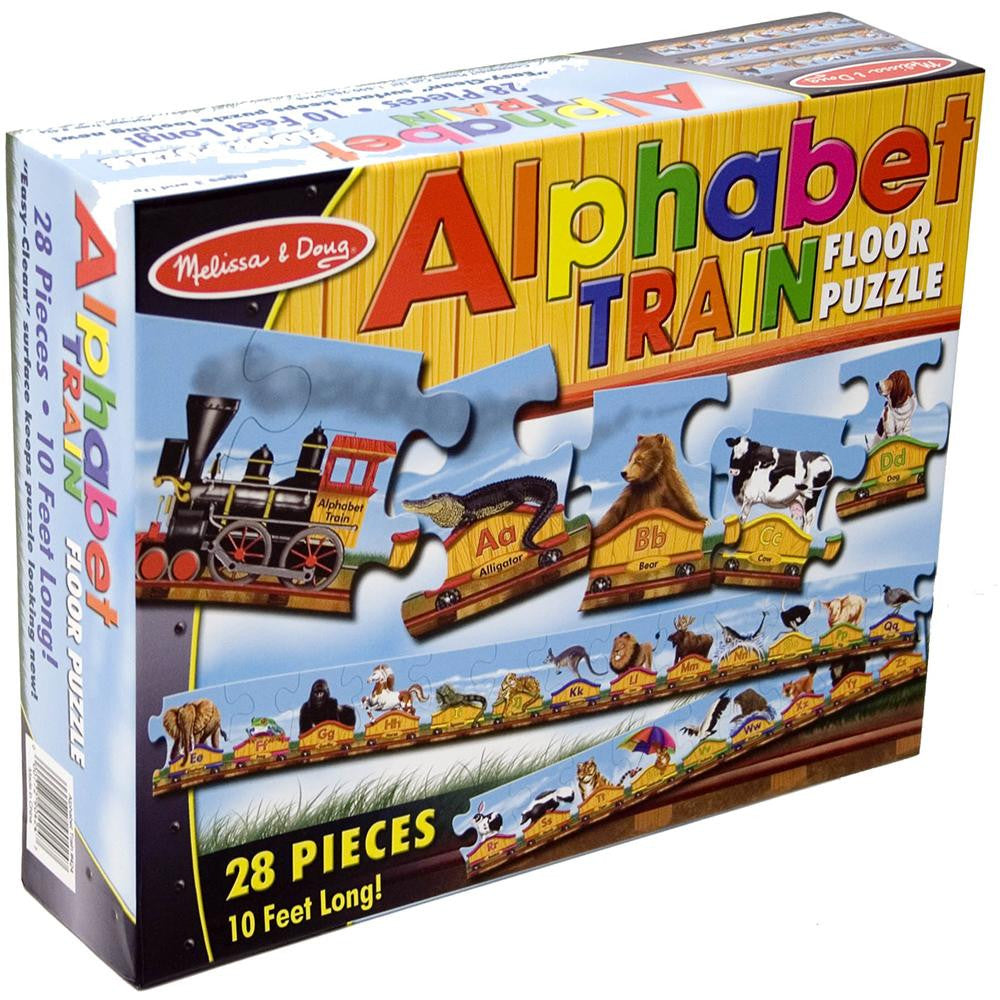 Melissa & Doug Alphabet Train Puzzle - Tadpole