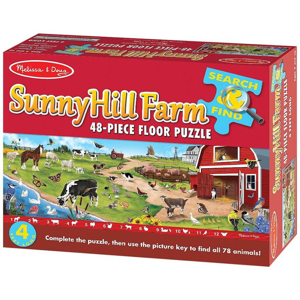 Melissa & Doug Search & Find Puzzle Farm - Tadpole