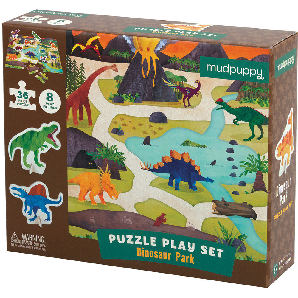 Mudpuppy Puzzle Play Set Dinosaur Park - Tadpole