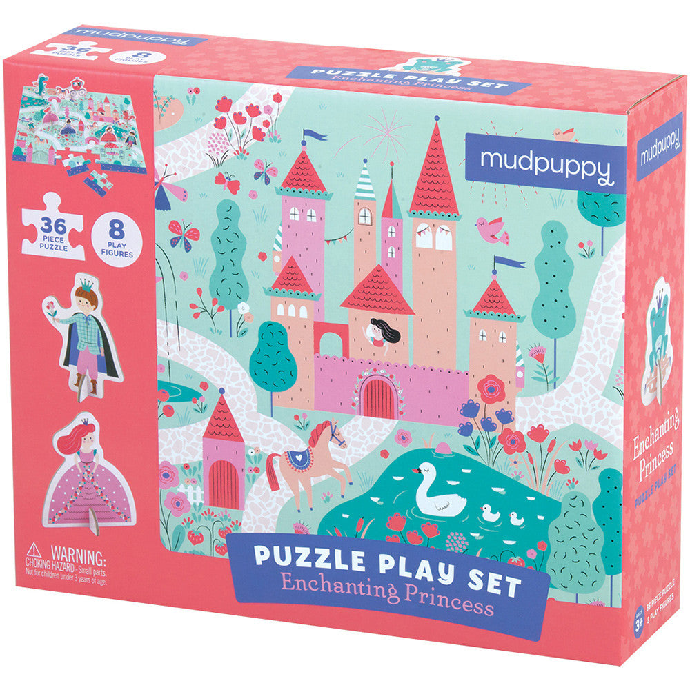 Mudpuppy Puzzle Play Set Enchanting Princess - Tadpole