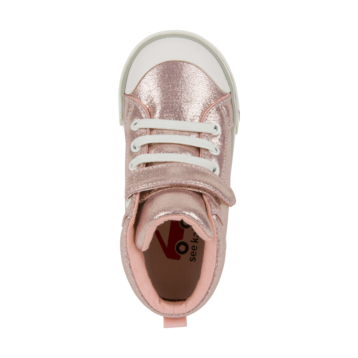 See Kai Run Peyton Rose Shimmer High Top Sneakers - Tadpole