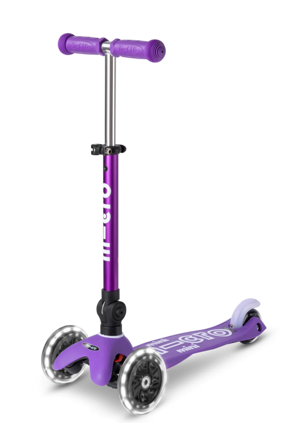 Micro Kickboard Mini Delux LED Foldable Scooter