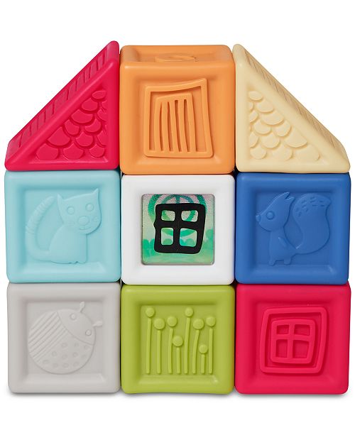 Skip Hop Vibrant Village Squeeze & Squeak Blocks - Tadpole