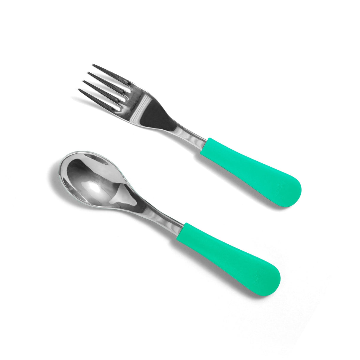 Avanchy Stainless Steel Baby Forks & Spoon, 2 Pack - Tadpole