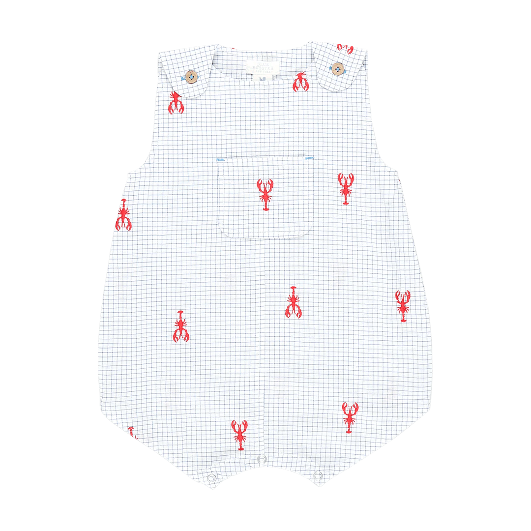 Baby Boys Noah Jumper- Lobster Check - Tadpole