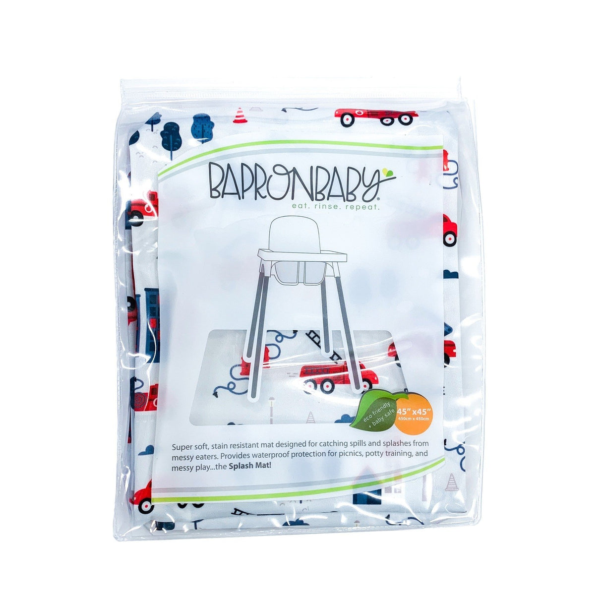 Be Brave Firefighter - Splash Mat - A Waterproof Catch-All - Tadpole